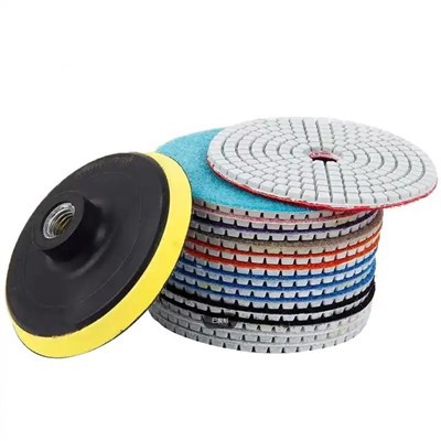 Tampons de polissage diamantés à liant résine